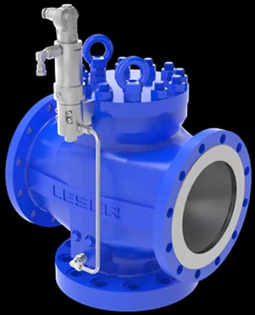 LESER Type 824 Dual Outlet Pilot-Operated Safety Valve