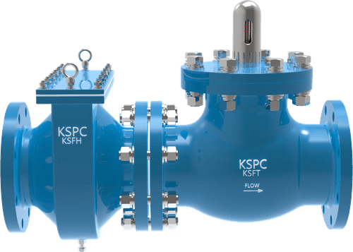 KSPC KSFTFH Inline Deflagration Flame Arrester