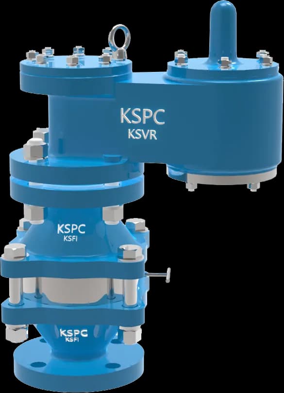 KSPC KSVRFI/KSVSFI Vacuum Relief Valve w/ Flame Arrester